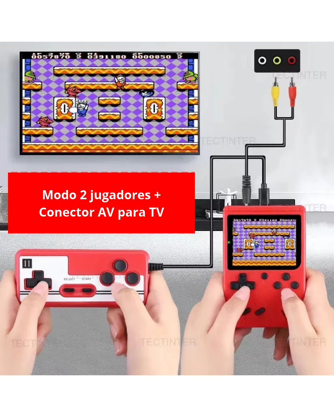 PACK RETRO "TARGET" Consola + Mando + Conector a TV